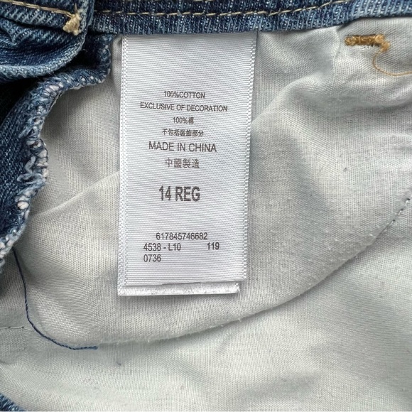 Levi’s Shortall Girls size 14 reg - Picture 10 of 12